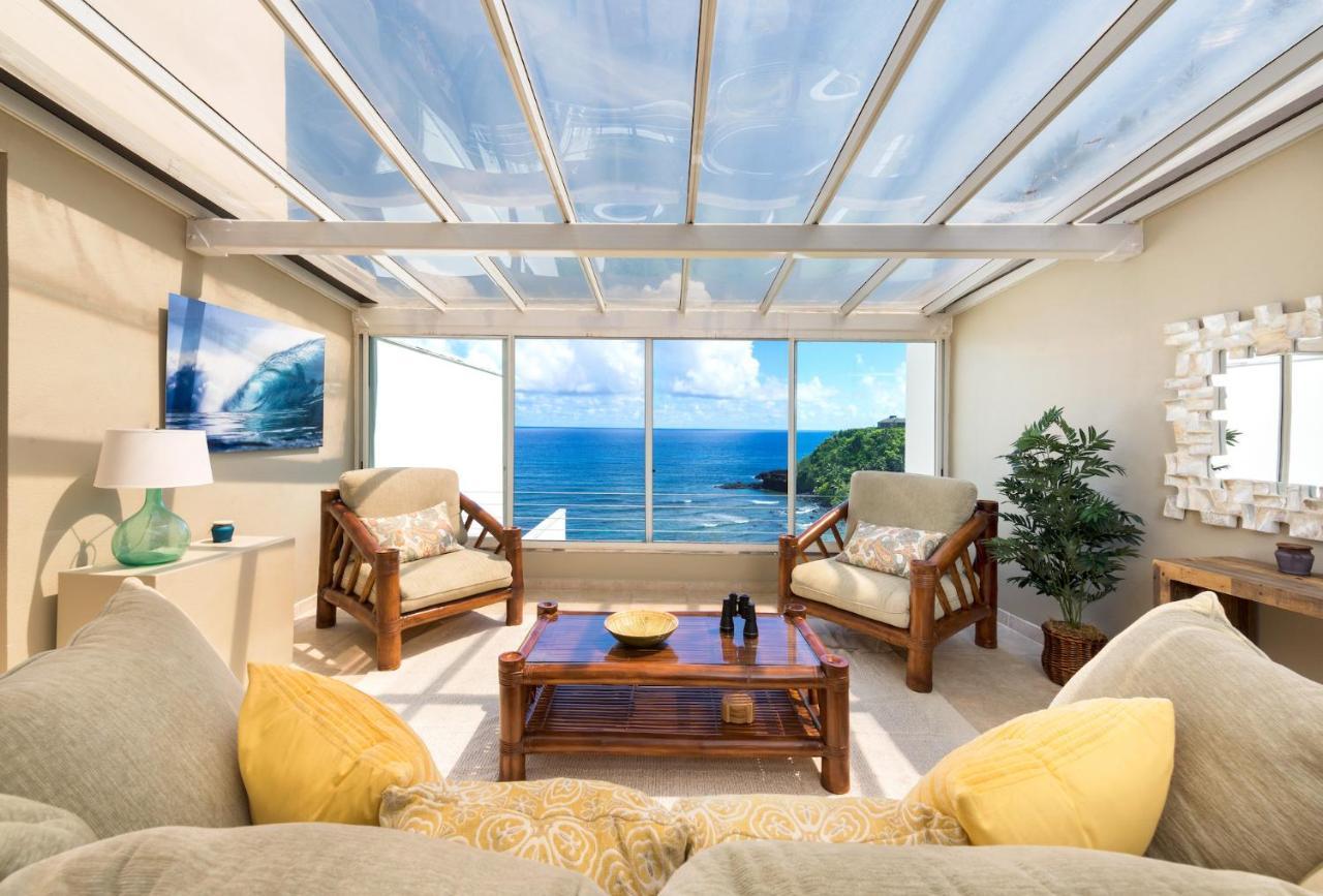 Puu Poa Ocean Bluff Condo, Incredible Views, Walk To Beaches, Pool & Tennis Princeville Exteriér fotografie