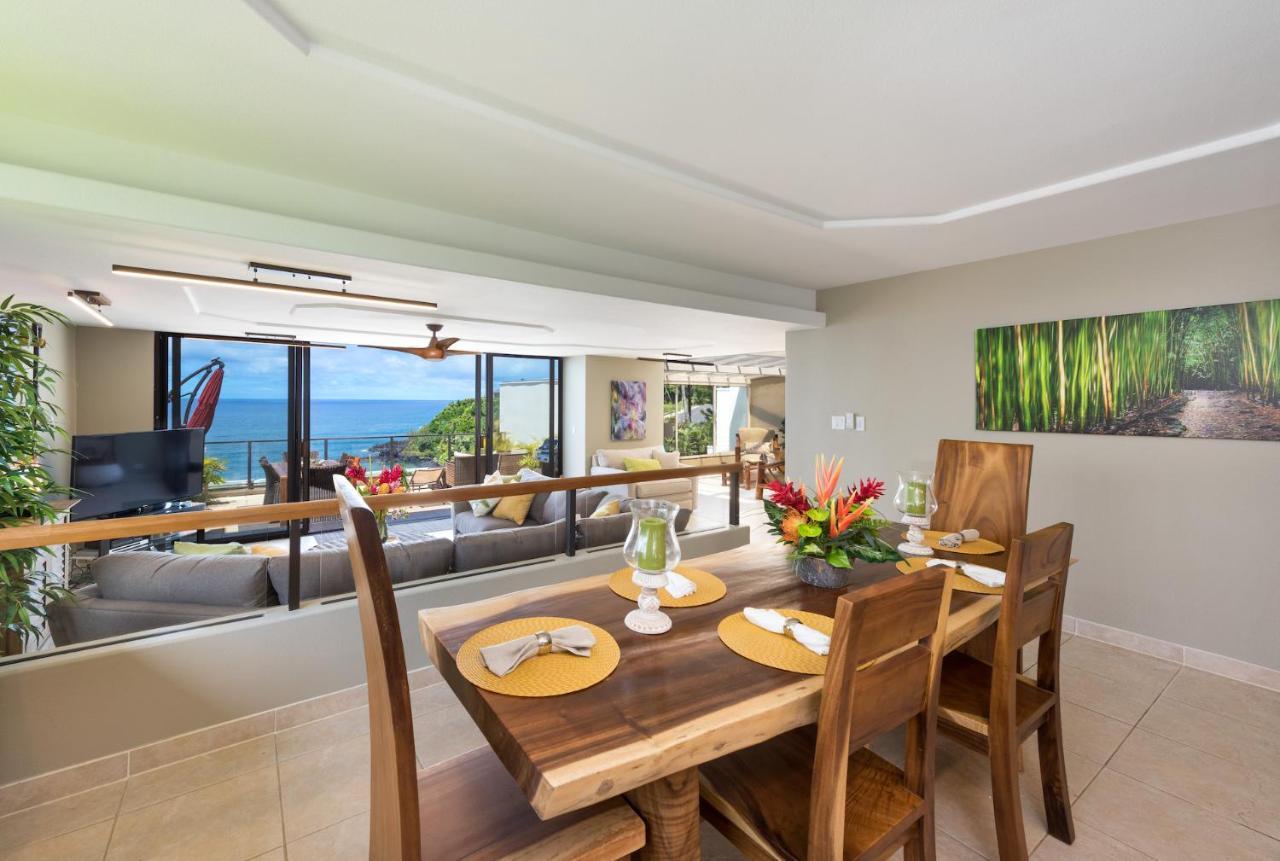 Puu Poa Ocean Bluff Condo, Incredible Views, Walk To Beaches, Pool & Tennis Princeville Exteriér fotografie